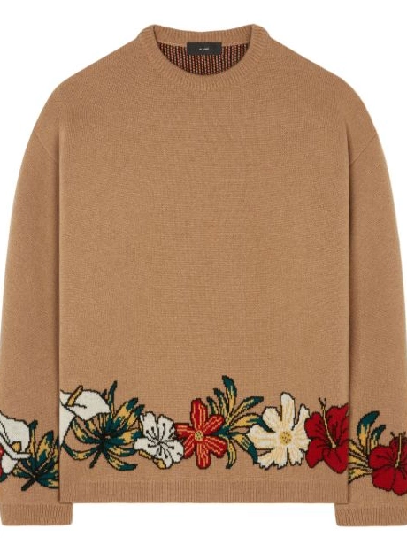 Cheap floral-intarsia jumper Women Alanui cashmere R+J 0731